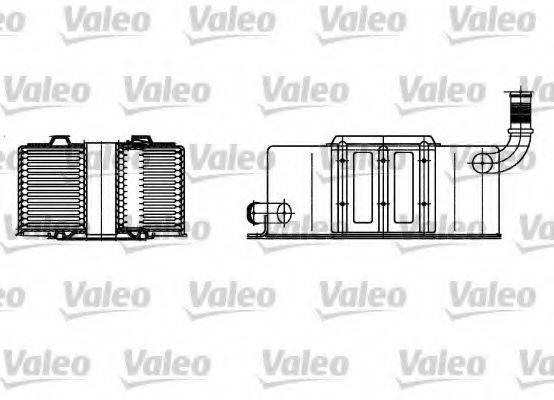 масляный радиатор, двигательное масло VALEO 817649