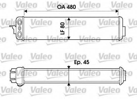 VALEO 817952 масляный радиатор, двигательное масло