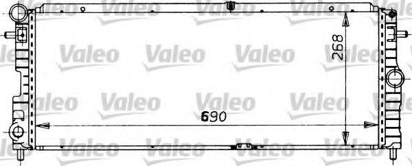 VALEO 819389 Радіатор, охолодження двигуна