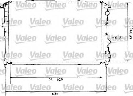 VALEO 819431 Радіатор, охолодження двигуна