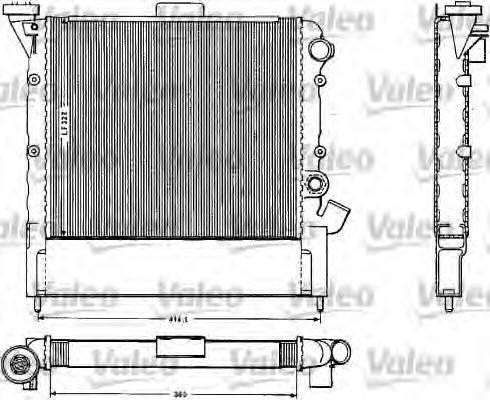 VALEO 883852 Радиатор, охлаждение двигателя
