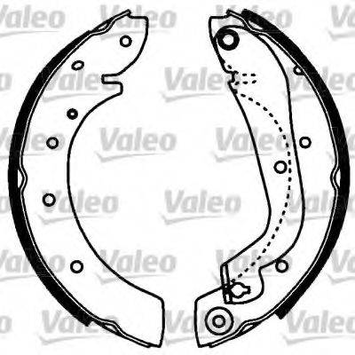 Комплект гальмівних колодок VALEO 554809