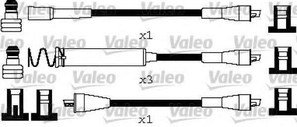 Комплект дротів запалення VALEO 346664