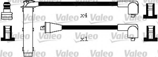 VALEO 346656 Комплект дротів запалення