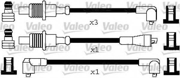VALEO 346650 Комплект проводов зажигания