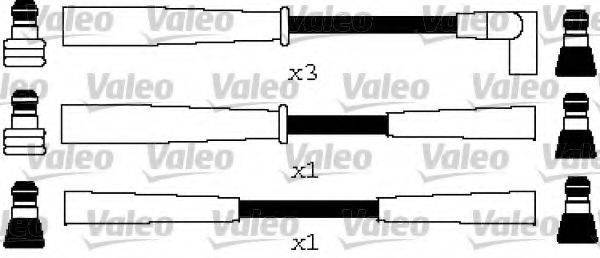 VALEO 346647 Комплект дротів запалення
