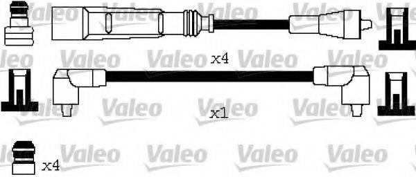 VALEO 346623 Комплект дротів запалення
