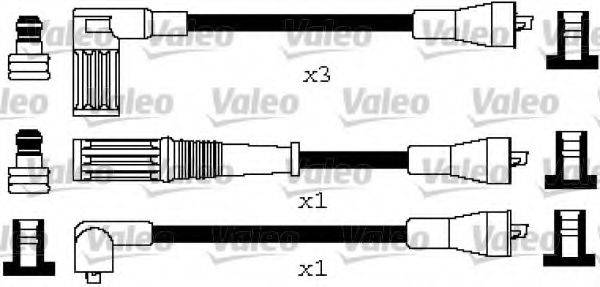 VALEO 346617 Комплект дротів запалення