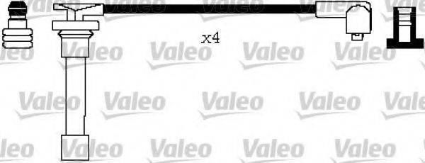 VALEO 346598 Комплект дротів запалення