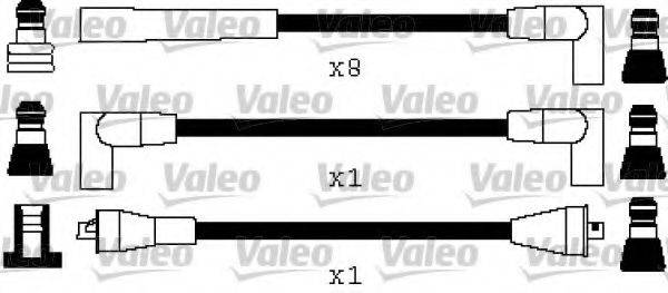 VALEO 346545 Комплект дротів запалення