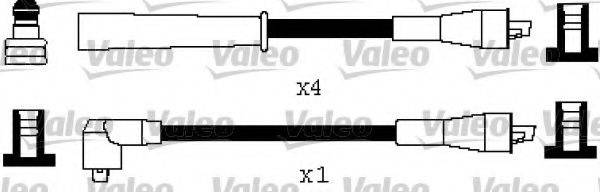 VALEO 346492 Комплект дротів запалення