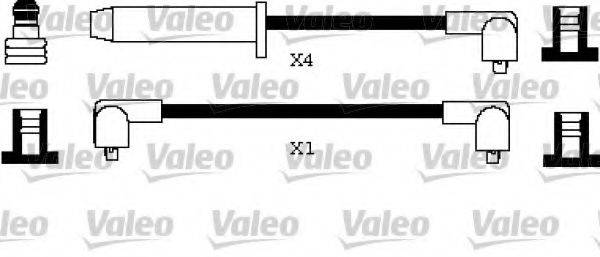 Комплект дротів запалення VALEO 346397