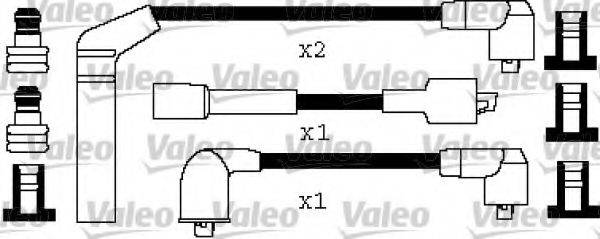 VALEO 346340 Комплект дротів запалення