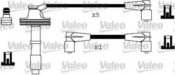 VALEO 346327 Комплект дротів запалення