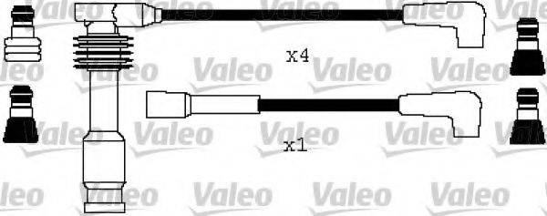 VALEO 346321 Комплект дротів запалення