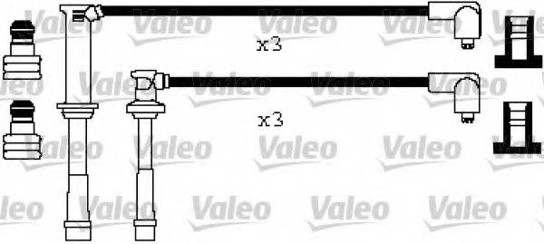 VALEO 346283 Комплект дротів запалення