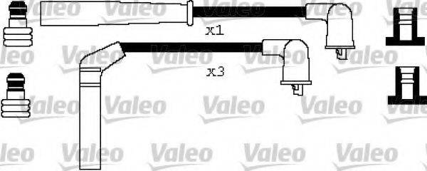 VALEO 346254 Комплект дротів запалення
