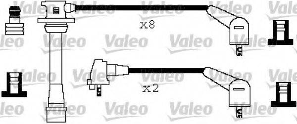 VALEO 346199 Комплект дротів запалення