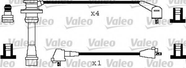 VALEO 346189 Комплект дротів запалення