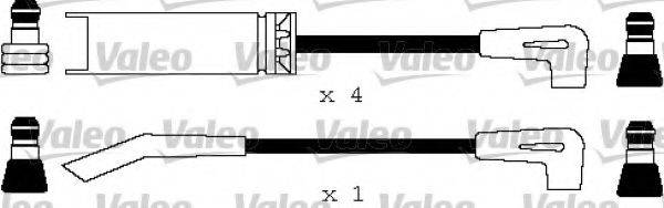 VALEO 346161 Комплект проводов зажигания