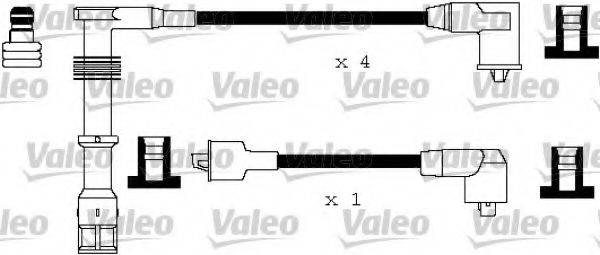 VALEO 346152 Комплект дротів запалення