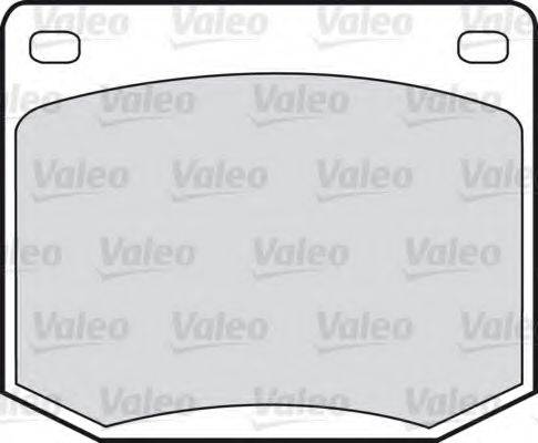 VALEO 551626 Комплект тормозных колодок, дисковый тормоз