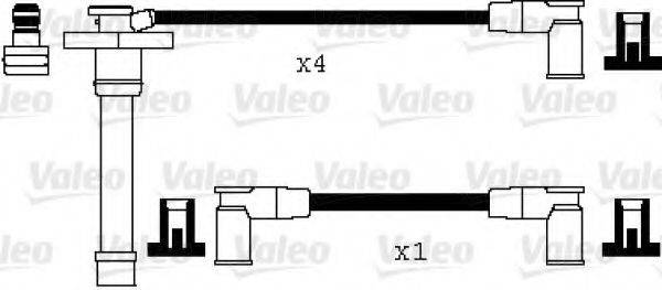 VALEO 346102 Комплект дротів запалення