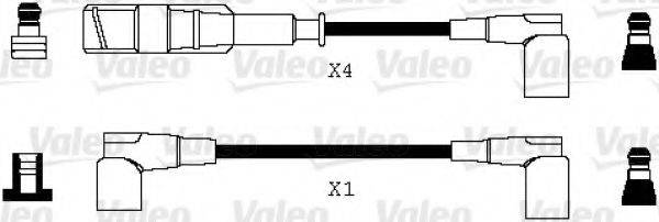 Комплект дротів запалення VALEO 346070