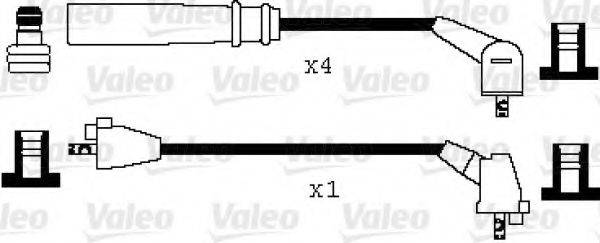 Комплект дротів запалення VALEO 346042