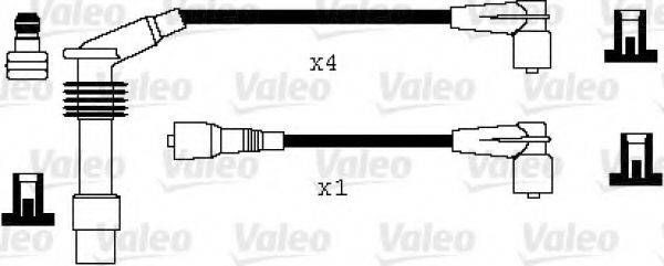 Комплект дротів запалення VALEO 346010