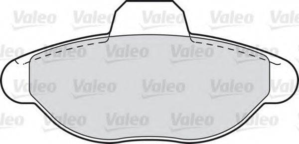 VALEO 598011 Комплект тормозных колодок, дисковый тормоз