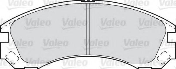 VALEO 601020 Комплект гальмівних колодок, дискове гальмо