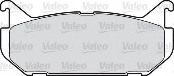 VALEO 598290 Комплект тормозных колодок, дисковый тормоз