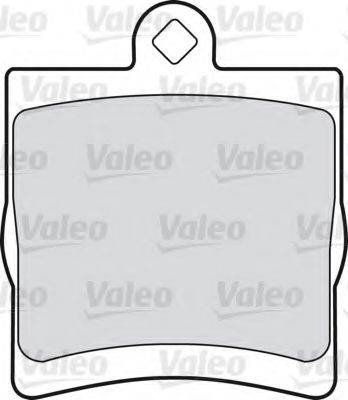 VALEO 598444 Комплект тормозных колодок, дисковый тормоз