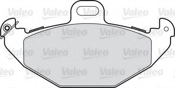 VALEO 598328 Комплект гальмівних колодок, дискове гальмо