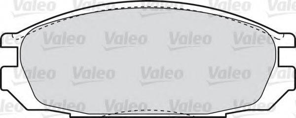 Комплект гальмівних колодок, дискове гальмо VALEO 598851