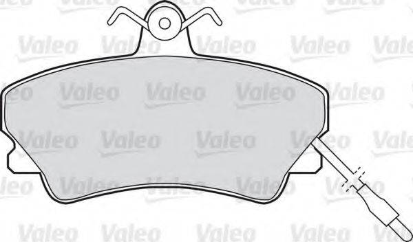 Комплект гальмівних колодок, дискове гальмо VALEO 540534