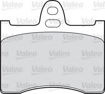 Комплект тормозных колодок, дисковый тормоз VALEO 540087