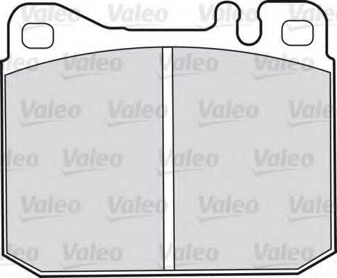 Комплект тормозных колодок, дисковый тормоз VALEO 540162