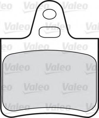 Комплект гальмівних колодок, дискове гальмо VALEO 598148