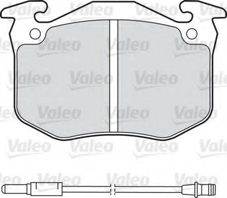 VALEO 598175 Комплект тормозных колодок, дисковый тормоз