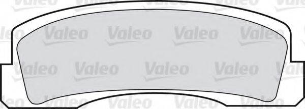 VALEO 551447 Комплект тормозных колодок, дисковый тормоз