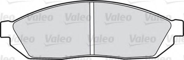 Комплект гальмівних колодок, дискове гальмо VALEO 598185