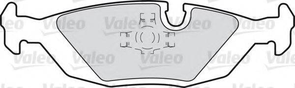 Комплект гальмівних колодок, дискове гальмо VALEO 598291