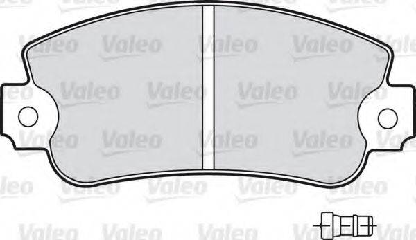 VALEO 598141 Комплект тормозных колодок, дисковый тормоз