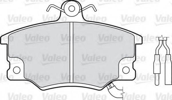 VALEO 598134 Комплект тормозных колодок, дисковый тормоз