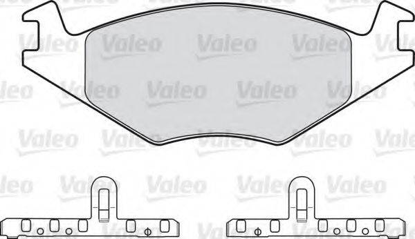VALEO 598127 Комплект гальмівних колодок, дискове гальмо