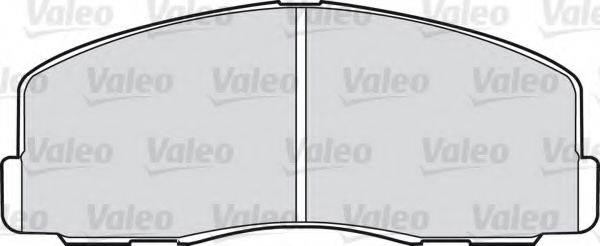 Комплект гальмівних колодок, дискове гальмо VALEO 598220
