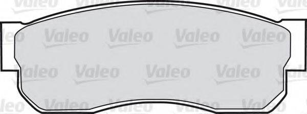 Комплект гальмівних колодок, дискове гальмо VALEO 551036