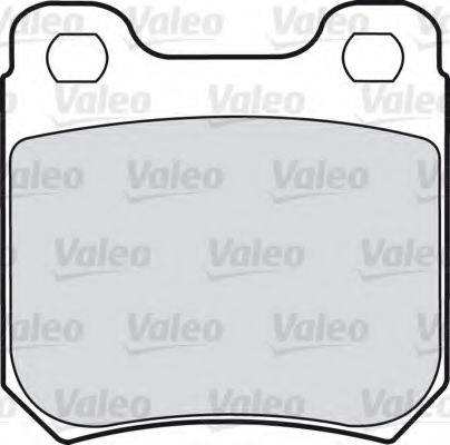Комплект гальмівних колодок, дискове гальмо VALEO 598243